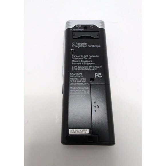 Panasonic RR-US570 Digital Voice Recorder Tested 287 Hours 1GB TESTED Works - Picture 6 of 12
